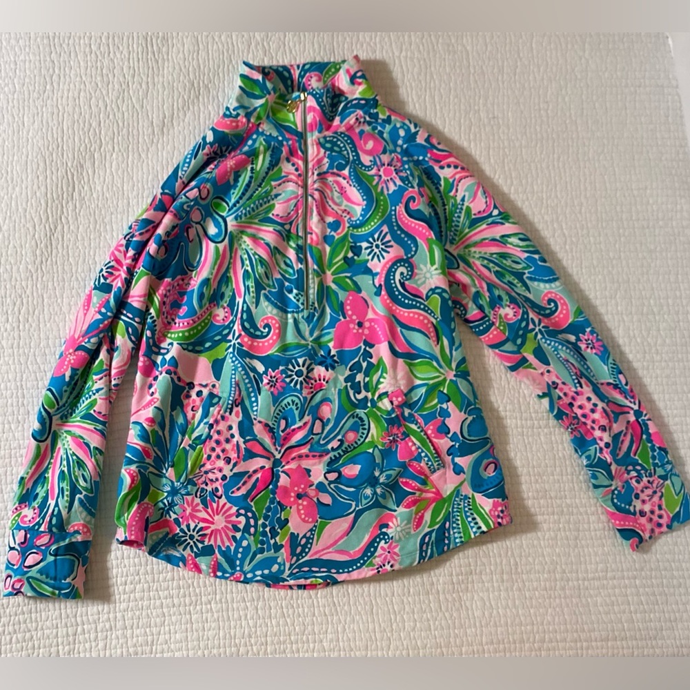 Medium Lilly Pulitzer Golden hour Skipper popover - washed never worn